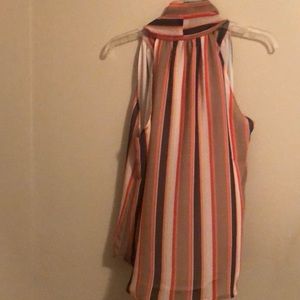 Women’s sleeveless multicolor blouse. Brand new